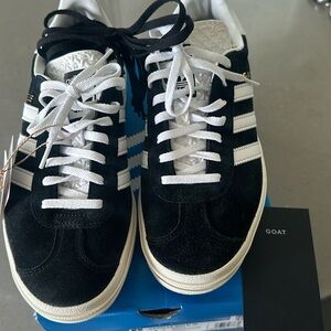 COPY - Adidas gazelle bold shoes black and white 6.5